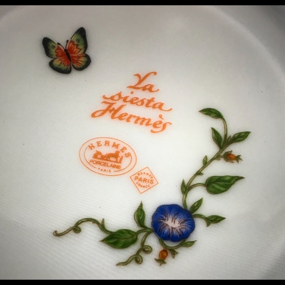 HERMÈS 60 pieces yellow & multicolored DINNERWARE. - Picture 4 of 8